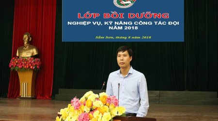 Ban Thường vụ Tỉnh đoàn tổ chức Lớp tập huấn Giáo viên làm Tổng phụ trách Đội TNTP Hồ Chí Minh, năm học 2017 - 2018