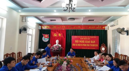 Cụm Miền núi tổ chức Hội nghị giao ban tổng kết công tác đoàn và phong trào TTN năm 2018
