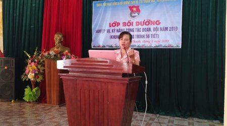 Huyện đoàn Như Thanh tổ chức Tập huấn bồi dưỡng kỹ năng, nghiệp vụ công tác Đoàn - Đội năm 2019