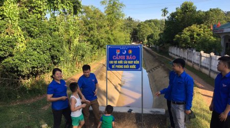 huyện Hậu Lộc đã triển khai cắm hệ thống biển cảnh báo, phòng, chống đuối nước và tai nạn, thương tích