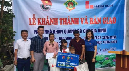 Thọ Xuân: Khánh thành ngôi nhà “Khăn quàng đỏ” cho học sinh có hoàn cảnh khó khăn