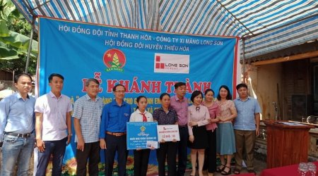 Lễ Khánh thành “Ngôi nhà khăn quàng đỏ” tại xã Minh Tâm