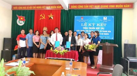 Trung tâm hướng nghiệp, dạy nghề và GTVLTN Thanh Hóa, diễn ra chương trình ký kết thỏa thuận hợp tác với Công ty TNHH MTV TM&DV An Nhiên.