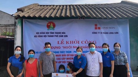 SẦM SƠN: KHỞI CÔNG XÂY DỰNG “NGÔI NHÀ KHĂN QUÀNG ĐỎ”