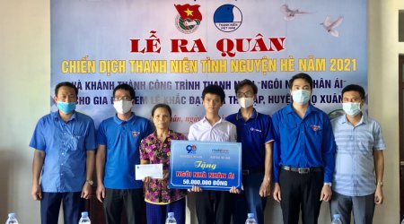 Thọ Xuân: Huyện Đoàn Thọ Xuân tổ chức Lễ ra quân Chiến dịch Thanh niên tình nguyện hè năm 2021