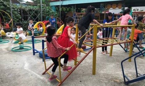 QUAN SƠN: CÁC CƠ SỞ ĐOÀN TÍCH CỰC XÂY DỰNG ĐIỂM SINH HOẠT VUI CHƠI CHO THIẾU NHI, NĂM 2022