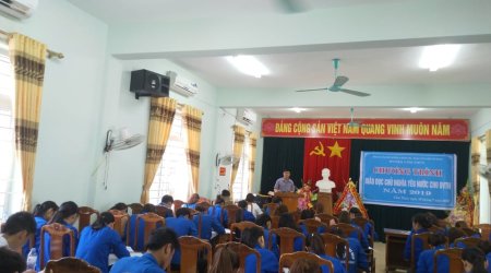Huyện Đoàn Cẩm Thủy: Tăng cường công tác giáo dục chính trị, tư tưởng cho đoàn viên, thanh niên