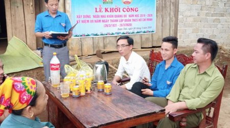 Như Thanh: Khởi công xây dựng ngôi nhà “Khăn quàng đỏ”