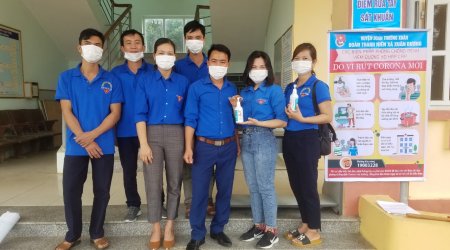 TUỔI TRẺ THƯỜNG XUÂN TỔ CHỨC CÁC HOẠT ĐỘNG CHUNG TAY PHÒNG, CHỐNG DỊCH BỆNH COVID - 19