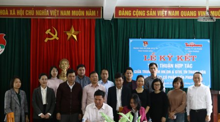 Trung tâm Hướng nghiệp, dạy nghề và giới thiệu việc làm thanh niên tỉnh thanh hóa ký kết Hợp tác Du học và Xuất khẩu lao động giữa công ty cổ phần Tiền Phong và đối tác nước ngoài