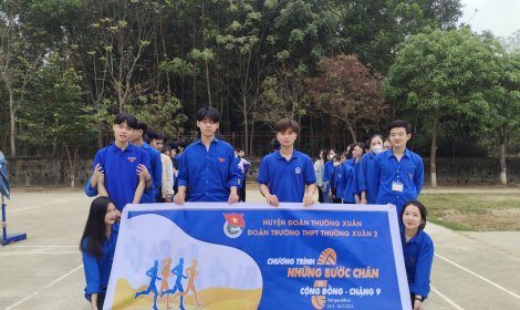 Tuổi trẻ Thường Xuân hưởng ứng chặng 9 “Những bước chân vì cộng đồng”