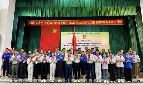 Khai mạc Chương trình huấn luyện nghiệp vụ công tác Đội, “Trại hè kỹ năng” Ban chỉ huy Liên đội tỉnh Thanh Hóa khóa 1 năm 2023