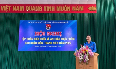 HỘI NGHỊ TẬP HUẤN KIẾN THỨC VỀ AN TOÀN THỰC PHẨM CHO ĐOÀN VIÊN, THANH NIÊN THAM GIA SẢN XUẤT, KINH DOANH THỰC PHẨM NĂM 2026 TẠI PHƯỜNG ĐÔNG QUANG