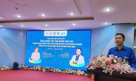 HỘI NGHỊ TẬP HUẤN ỨNG DỤNG TRÍ TUỆ NHÂN TẠO (AI) TRONG HOẠT ĐỘNG SẢN XUẤT, KINH DOANH CỦA DOANH NGHIỆP