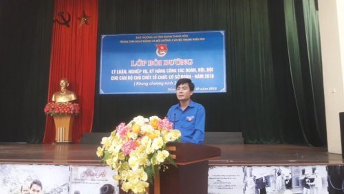 Đồng ch&iacute; Le Van Chau Ph&oacute; B&iacute; thư Thường trực tỉnh đo&agrave;n.jpg