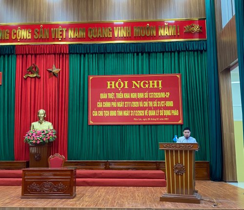 1. Đc Nguyễn Ngọc Th&agrave;nh - BT huyện đo&agrave;n - Khai mạc hội nghị.jpg