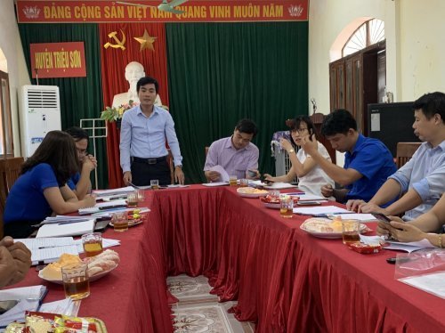 KIỂM TRA VIỆC TRIỂN KHAI C&Ocirc;NG T&Aacute;C ĐO&Agrave;N V&Agrave; PHONG TR&Agrave;O THANH THIẾU NHI 6 TH&Aacute;NG ĐẦU NĂM 2022 TẠI HUYỆN ĐO&Agrave;N TRIỆU SƠN.jpg