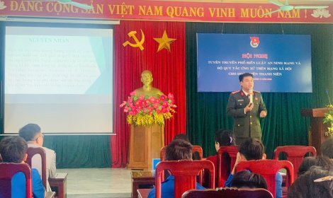 HỘI NGHỊ TUYÊN TRUYỀN PHỔ BIẾN LUẬT AN NINH MẠNG, BỘ QUY TẮC ỨNG XỬ  TRÊN MẠNG XÃ HỘI CHO ĐOÀN VIÊN THANH NIÊN NĂM 2025