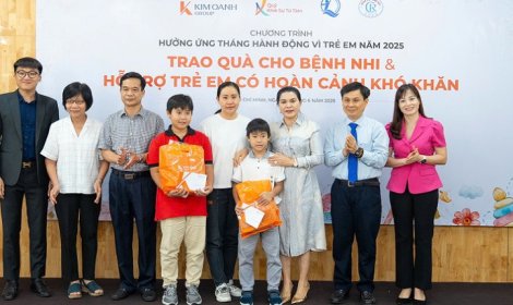 660 triệu đồng hỗ trợ bệnh nhi và trẻ em khó khăn ở vùng Đông Nam Bộ