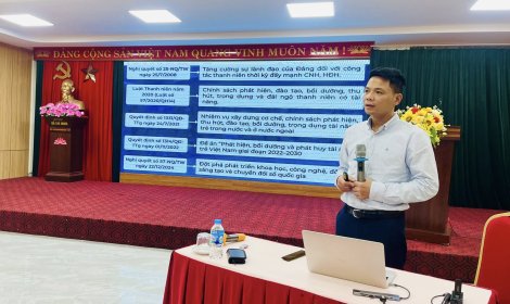 HỘI NGHỊ TẬP HUẤN CÔNG TÁC TÀI NĂNG TRẺ NĂM 2025.