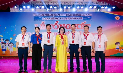 Sôi nổi tổng kết hoạt động hè năm 2026 tại phường Đông Quang